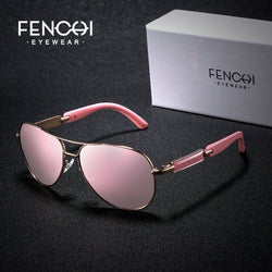 FENCHI 2021 Pink Sunglasses Women Polarized Sunglasess 2020 Driving Pilot sun glasses Men ladies oculos de sol feminino