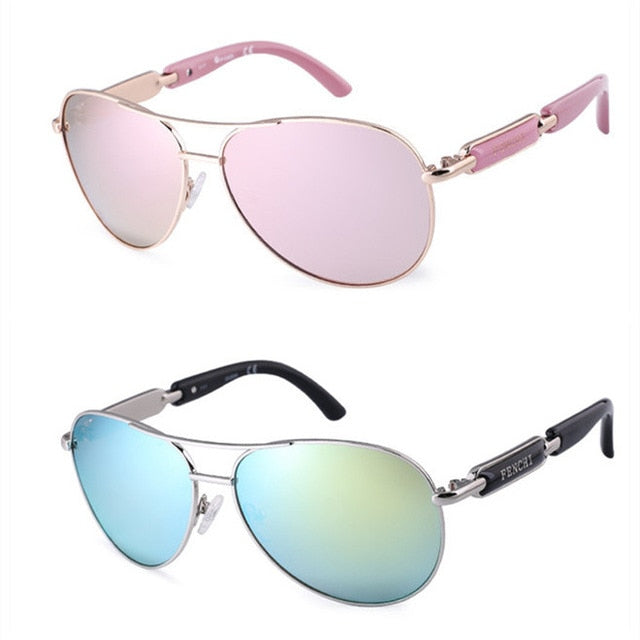 FENCHI 2021 Pink Sunglasses Women Polarized Sunglasess 2020 Driving Pilot sun glasses Men ladies oculos de sol feminino