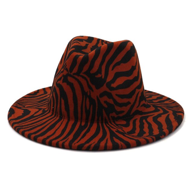 2022 Well Sell New Style Fashion Animal Figure Women Fedora Hat Vintage Panama Jazz Men Wide Brim Fedora Hat