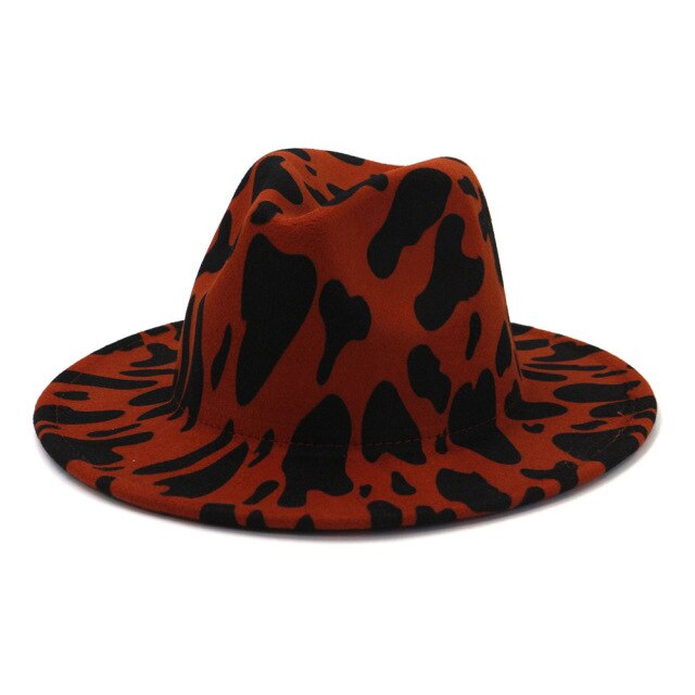 2022 Well Sell New Style Fashion Animal Figure Women Fedora Hat Vintage Panama Jazz Men Wide Brim Fedora Hat