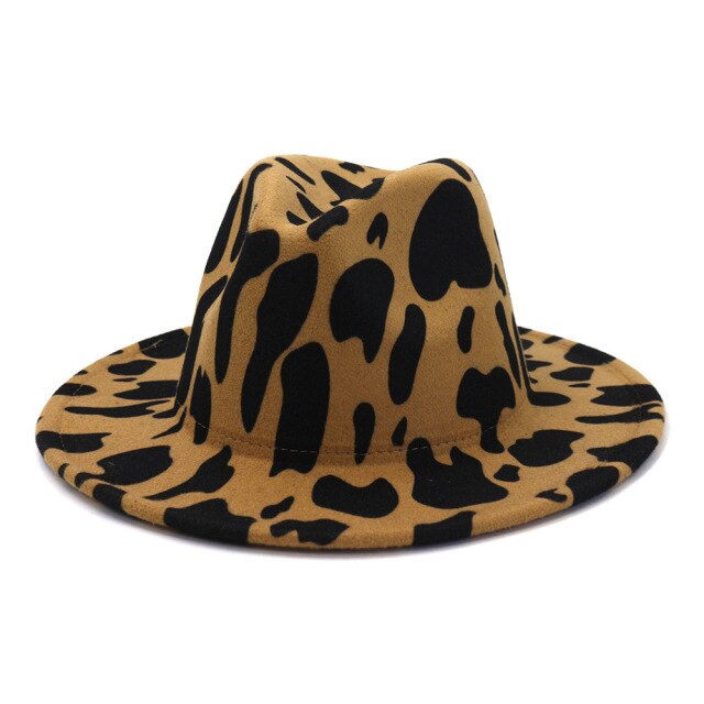 2022 Well Sell New Style Fashion Animal Figure Women Fedora Hat Vintage Panama Jazz Men Wide Brim Fedora Hat