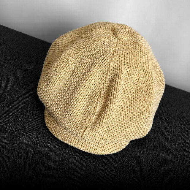 Yellow newsboy hot sale hat