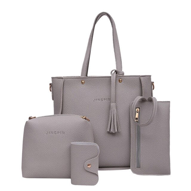 Shoulder Bags Four-piece Bag Luxury Handbags Women Bags Designer New Fashion Suit Shoulder Bag Messenger Bag Wallet#g30