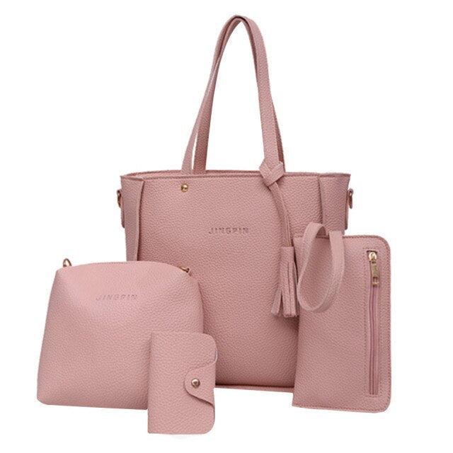 Shoulder Bags Four-piece Bag Luxury Handbags Women Bags Designer New Fashion Suit Shoulder Bag Messenger Bag Wallet#g30