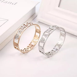 Custom Name Bracelets for Women Men Copper Bracelet Jewelry Bracelet with Zircon Name Bangles Personalized Jewelry Joy Gifts